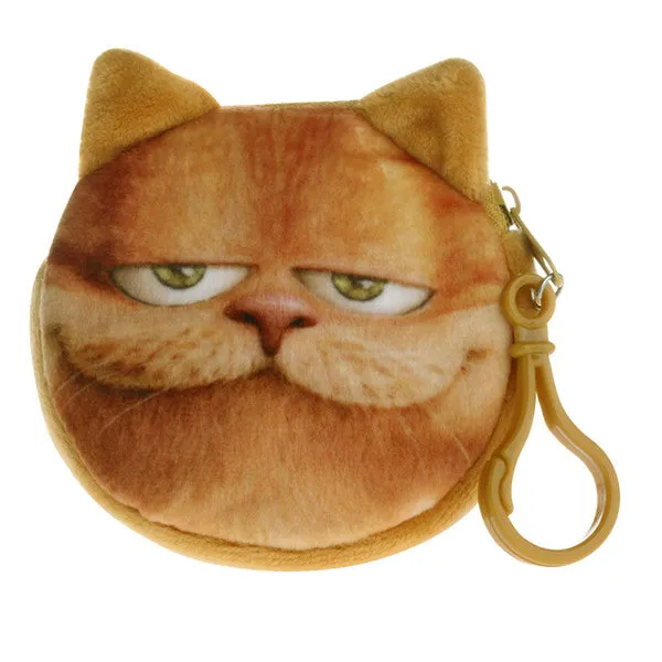 1Pc Kids Cute Cat Dog Face Zipper Case Coin Womens Purse Wallet Makeup Bag Pouch New