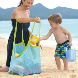 1PCS Extra Large Size Sand Away Beach Mesh Bag Clothes Towel Bag For Travel Accessories 2 Colors