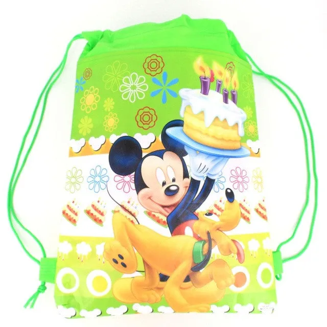 1Pic children schoolbags Princess Drawstring Bags Cartoon DUOLAIMI For Girls & Boys multipurpose school backpack Christmas 40