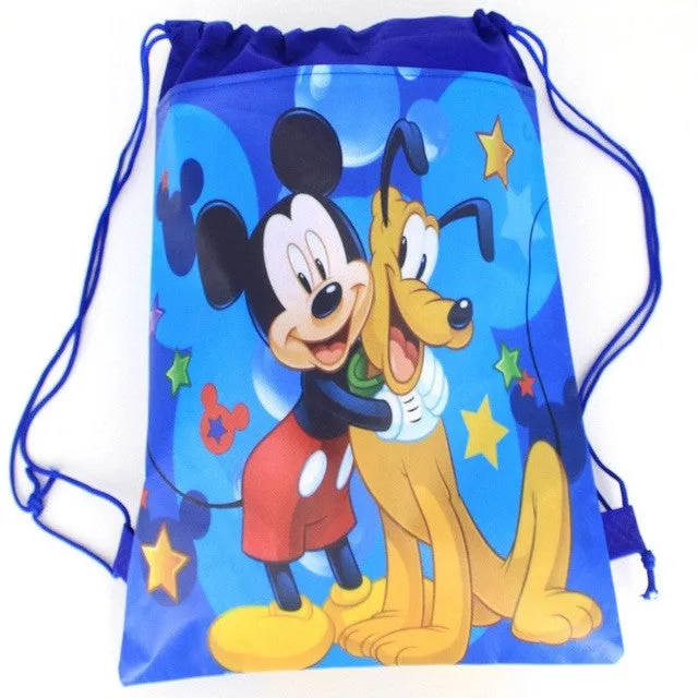 1Pic children schoolbags Princess Drawstring Bags Cartoon DUOLAIMI For Girls & Boys multipurpose school backpack Christmas 40