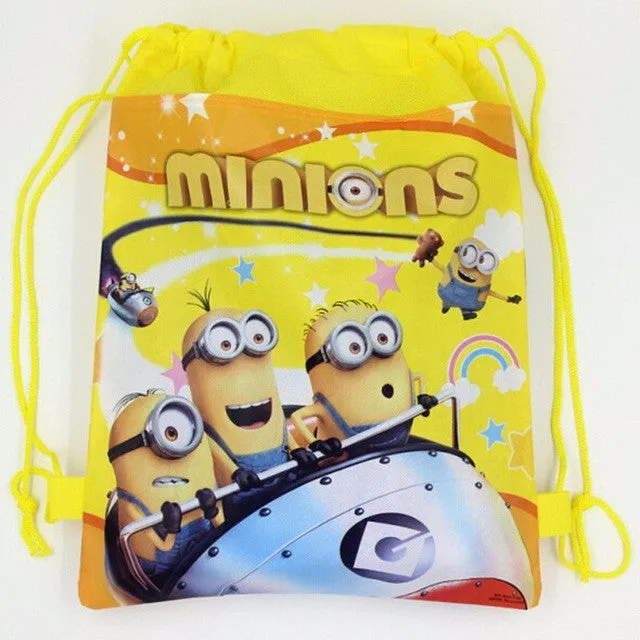 1Pic children schoolbags Princess Drawstring Bags Cartoon DUOLAIMI For Girls & Boys multipurpose school backpack Christmas 40