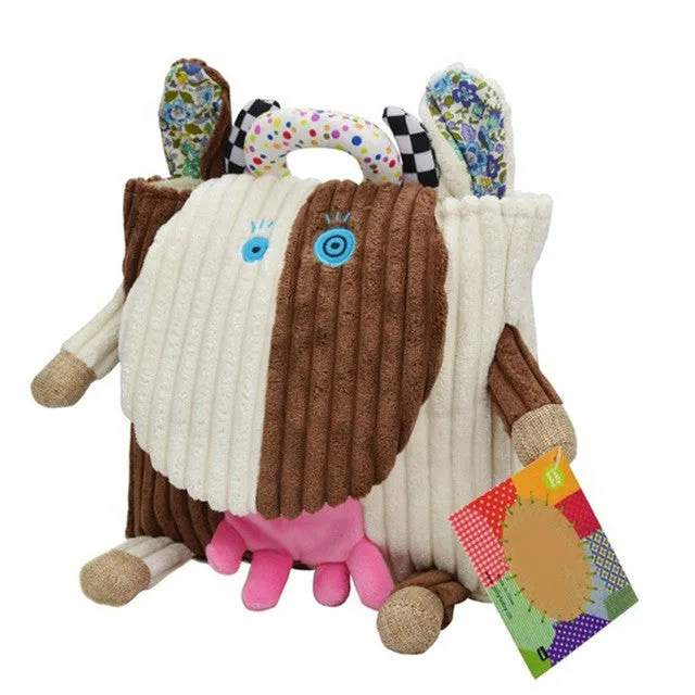 2016 new Cute Cartoon Soft Owl Monkey Animals Children Backpack For Baby School Bag For Girl Boy School Bag mochilas infantis