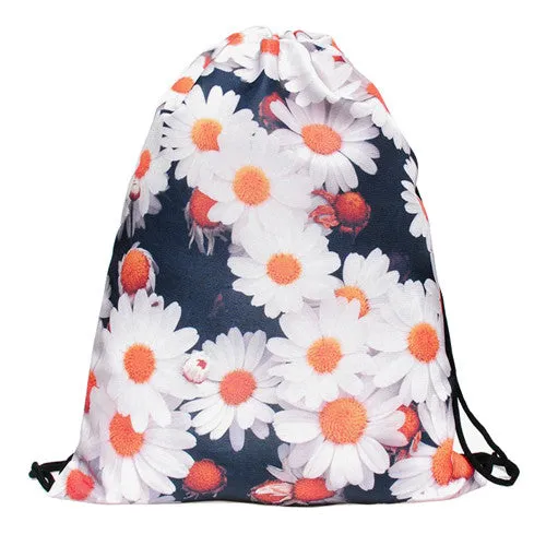 2016 new fashion Women Emoji Backpack 3D printing travel softback  women mochila drawstring bag mens backpacks