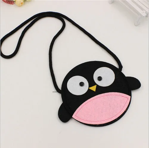 2016 New Kids Fabrics Cute Cartoon Purse Bag Little Girl Small Bag Children's Animal decorated Messenger Bag Gift for Kids