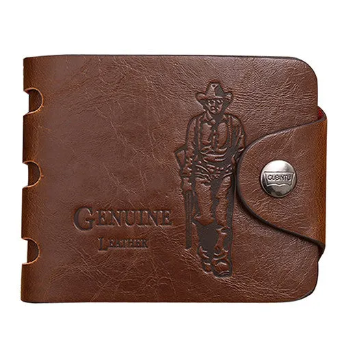 2017 Hot Men's PU Leather Wallet Vintage Men Wallets Notecase Casual Hasp Money Clips Purse Male Coin Money Bag Man Wallet Burse