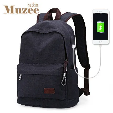 2017 Men Male Canvas Backpack College Student School Backpack Bags for Teenagers Vintage Mochila Casual Rucksack Travel Daypack