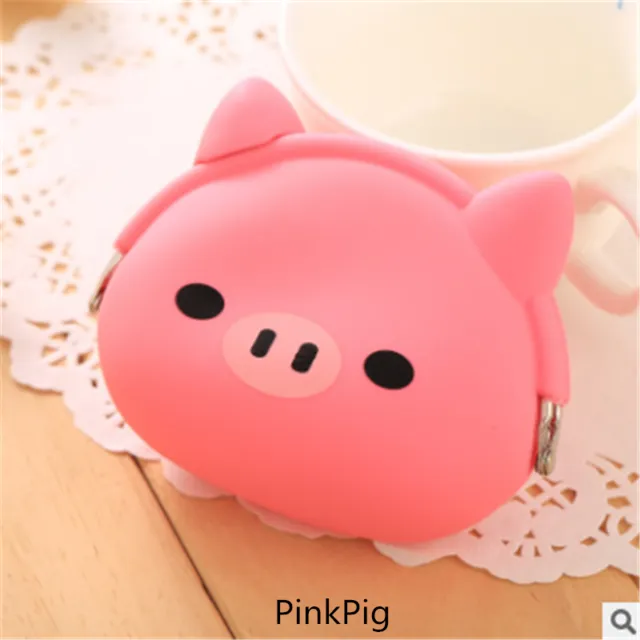 2017 New Fashion Lovely Kawaii Candy Color Cartoon Animal Women Girls Wallet Multicolor Jelly Silicone Coin Bag Purse Kid Gift