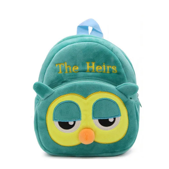 2017 Plush Cartoon Kids School Bags For Children Girl Backpacks For Kindergarten Baby mochila Infant School Bag Boy Backpack