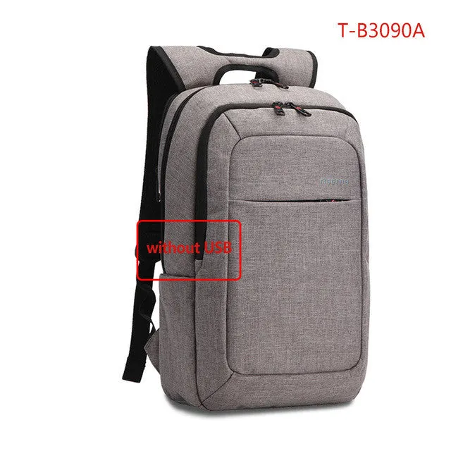 2017 Tigernu Canvas Men's Backpack Bag Brand 14.1Inch Laptop Notebook Mochila for Men Waterproof Back Pack school backpack bag