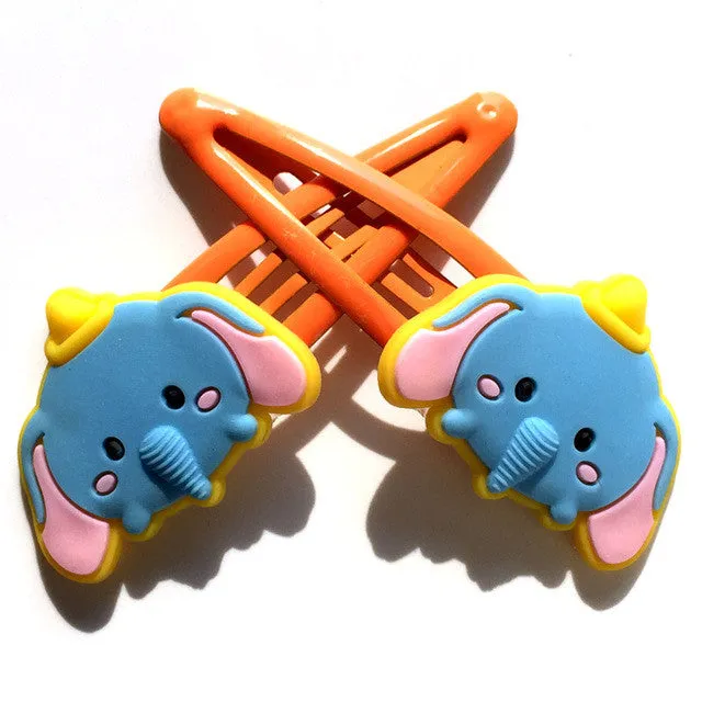 2pcs Tsum Tsum Baby Clip Hairpins Girls Barrettes Kids Headwear Multicolor Hair Clip Hair Kids Hair Band Travel Accessories