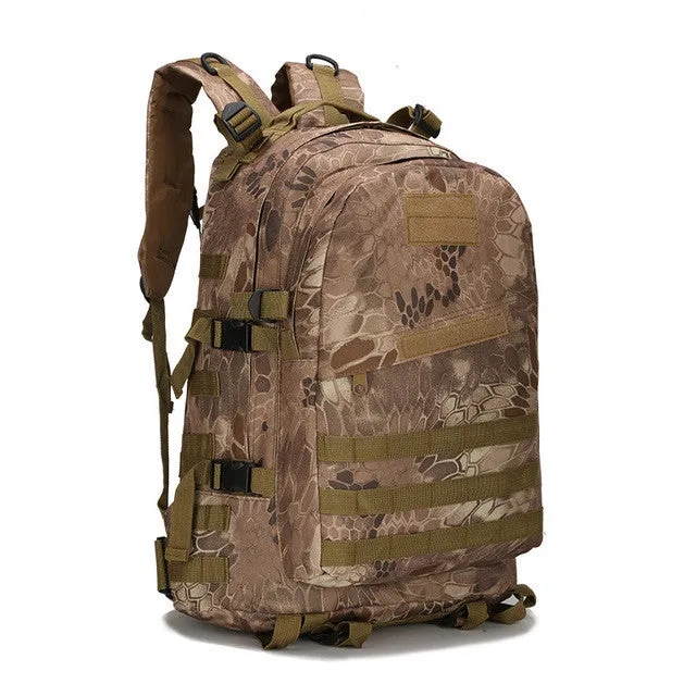 40L Molle Military Backpack Waterproof Military Assault Backpack 3P Attack Backpack Army Patrol Double Shoulder Rucksuck