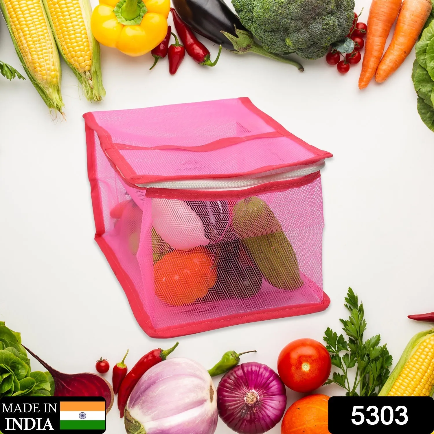 5303 Nylon Fruit Bag Foldable Bag Is Protect Your Fruit Bag All Type Use Bag For Home & Kitchen Use