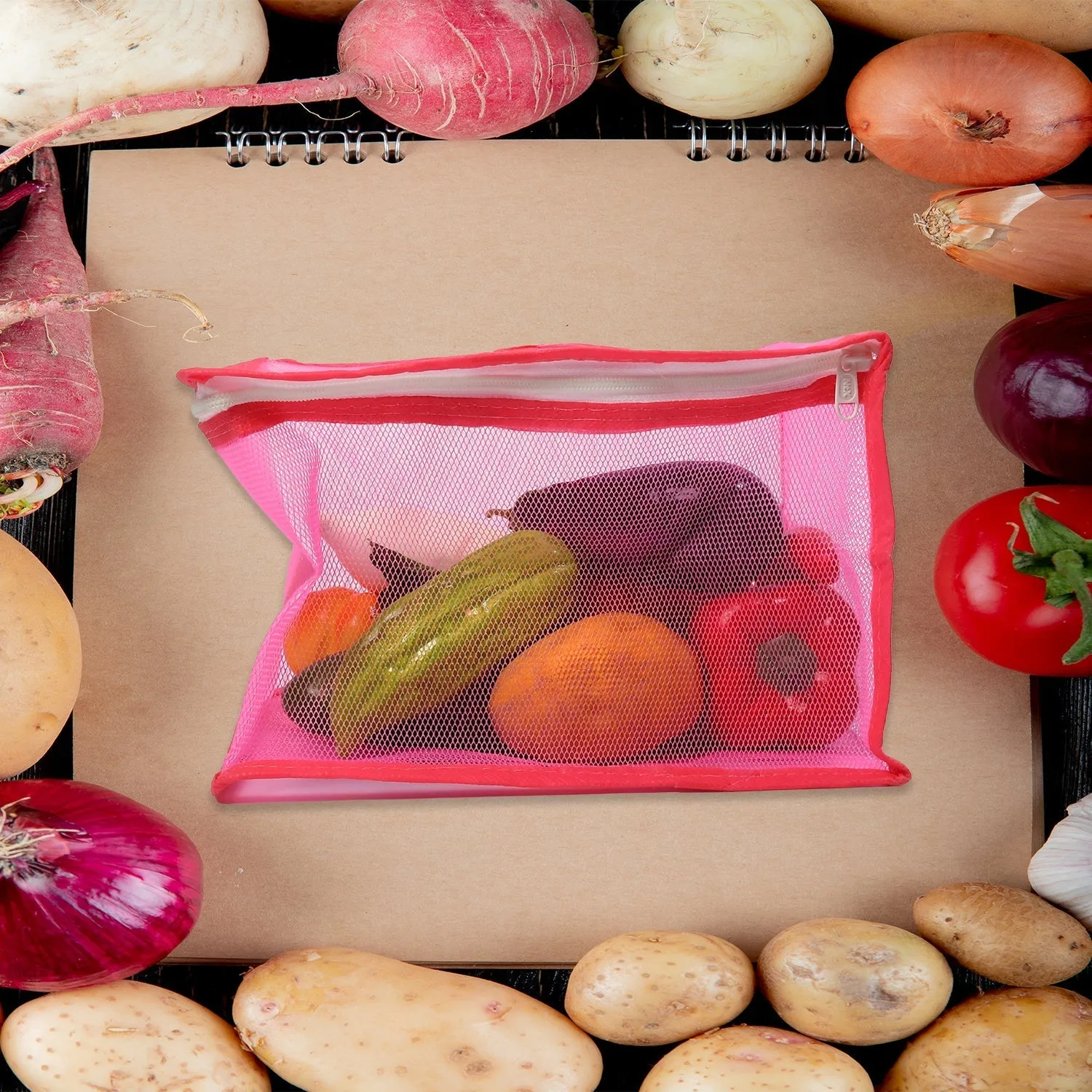 5303 Nylon Fruit Bag Foldable Bag Is Protect Your Fruit Bag All Type Use Bag For Home & Kitchen Use