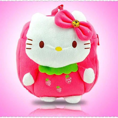 Actionclub Children Plush Backpack Cartoon Bags Baby Toy Kids School Bag Hello Kitty Bags Kindergarten Girl Kawaii Stuffed Doll