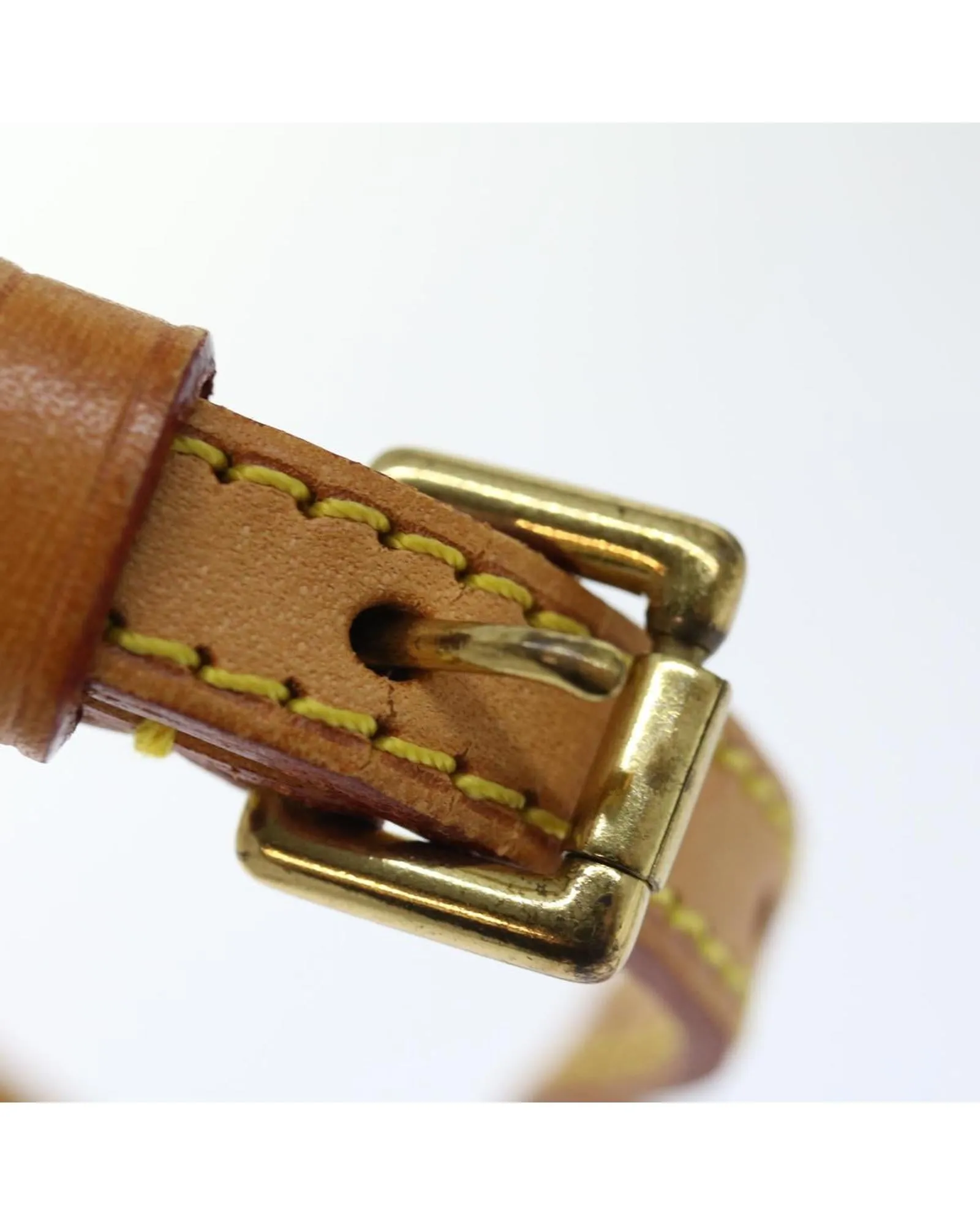 Adjustable Beige Leather Shoulder Strap - 40.2-47.2 by Louis Vuitton