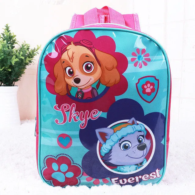 Anime Dogs Patrol Car spider model Cute cartoon kids toy mini Children's gifts kindergarten boy girl schoolbag Dianxiatoy