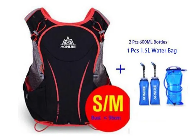 AONIJIE 5L Women Men Marathon Hydration Vest Pack For 1.5L Water Bag Cycling Hiking Bag Outdoor Sport Running Backpack