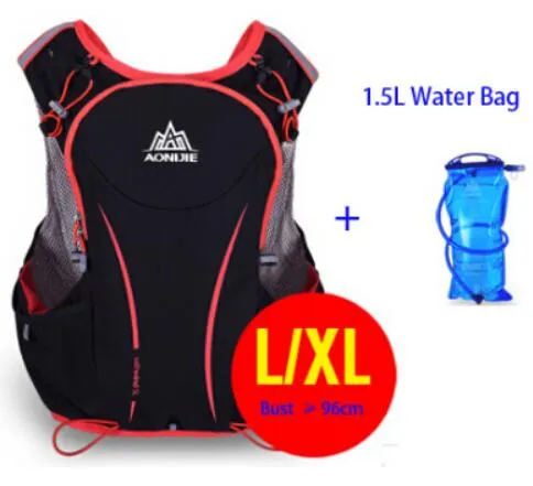 AONIJIE 5L Women Men Marathon Hydration Vest Pack For 1.5L Water Bag Cycling Hiking Bag Outdoor Sport Running Backpack