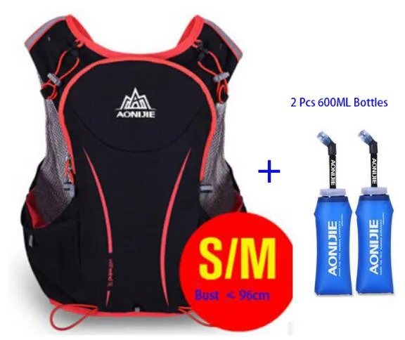 AONIJIE 5L Women Men Marathon Hydration Vest Pack For 1.5L Water Bag Cycling Hiking Bag Outdoor Sport Running Backpack