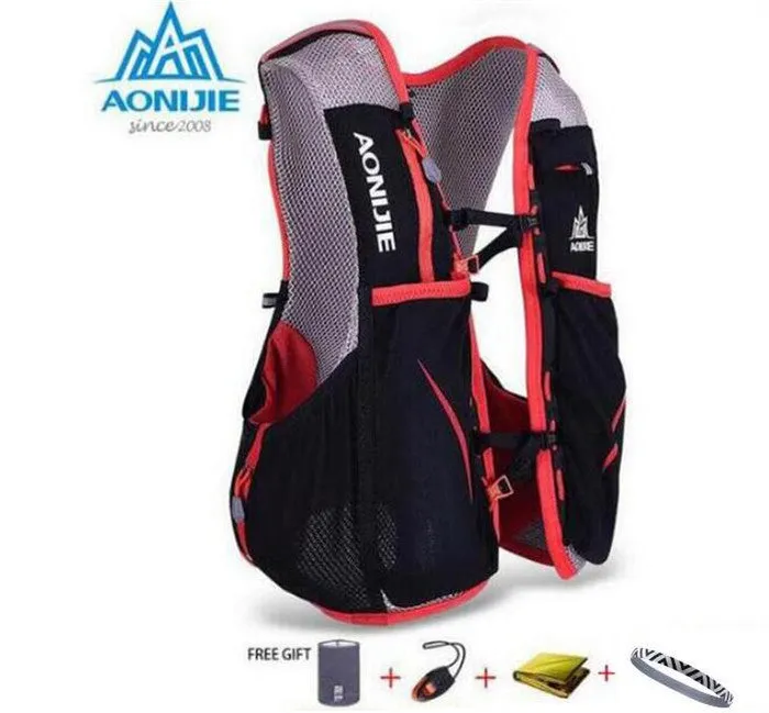 AONIJIE 5L Women Men Marathon Hydration Vest Pack For 1.5L Water Bag Cycling Hiking Bag Outdoor Sport Running Backpack