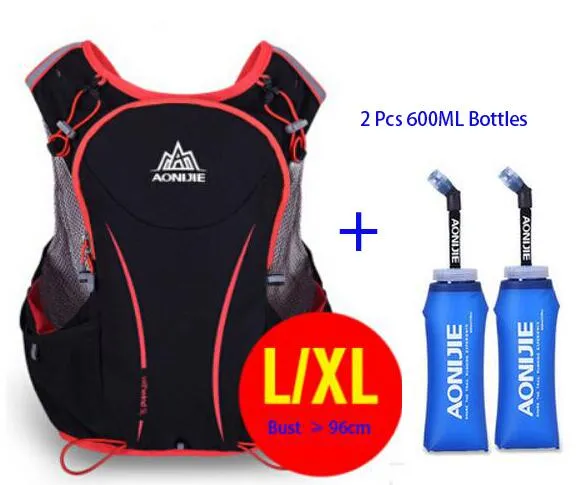 AONIJIE 5L Women Men Marathon Hydration Vest Pack For 1.5L Water Bag Cycling Hiking Bag Outdoor Sport Running Backpack