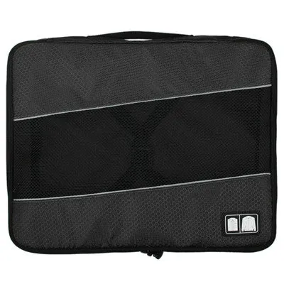 BAGSMART Men's Nylon Luggage Travel Bags For Shirt Lightweight Packing Organizer Garment Packing Cube Luggage Suitcase