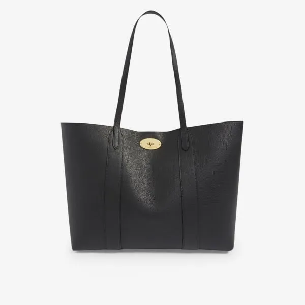 Bayswater Mulberry Leather Tote, Black