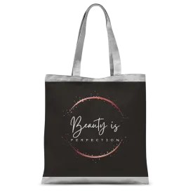 Beauty is Perfection Classic Sublimation Tote Bag