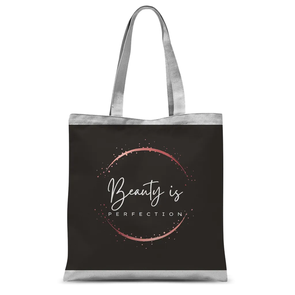 Beauty is Perfection Classic Sublimation Tote Bag