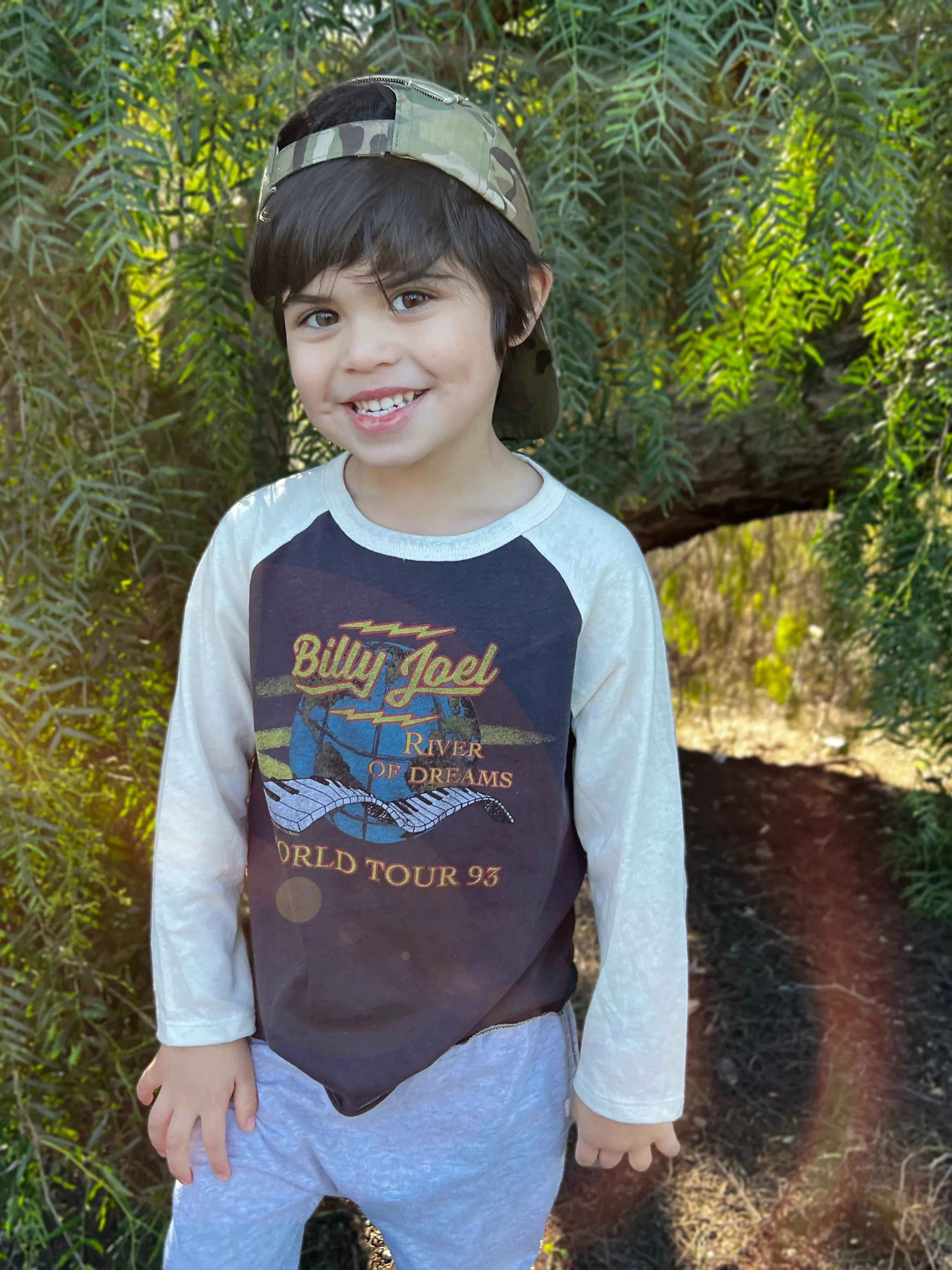 Billy Joel Recycled Raglan Tee