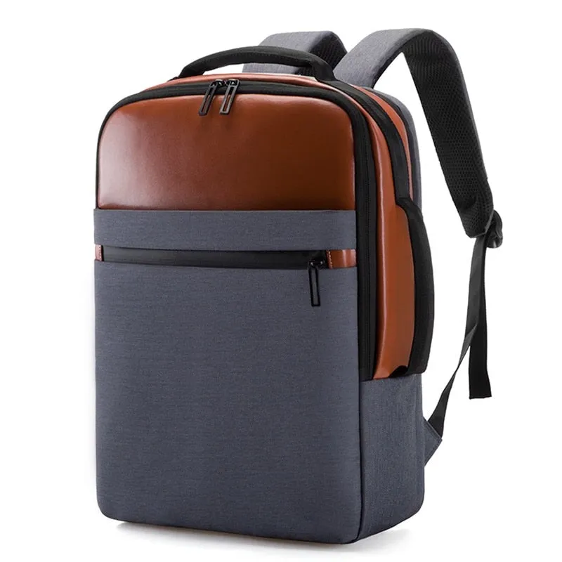 Business Backpack For Men Large Capacity USB Charging Bag Male