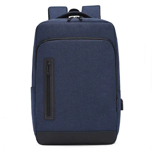 Business Backpacks For Men Multifunctional USB Charging Bag Waterproof