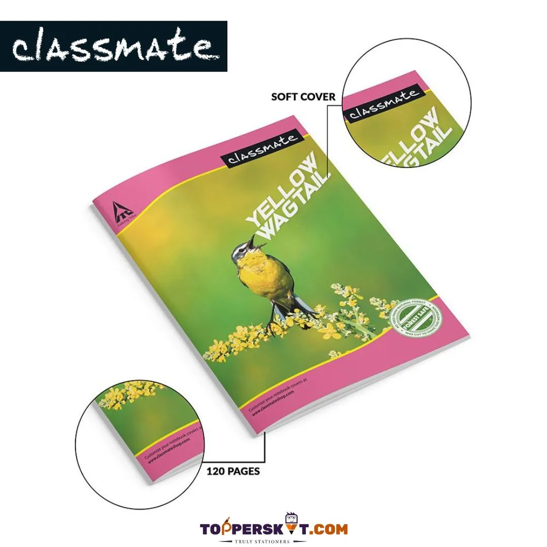 Classmate Four Line Notebook - 120 pages ( 1 Pcs. )