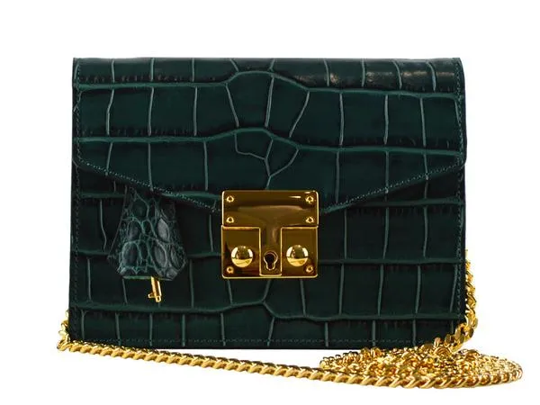 Coppelia - Small Orinoco Shoulder Bag - Dark Green