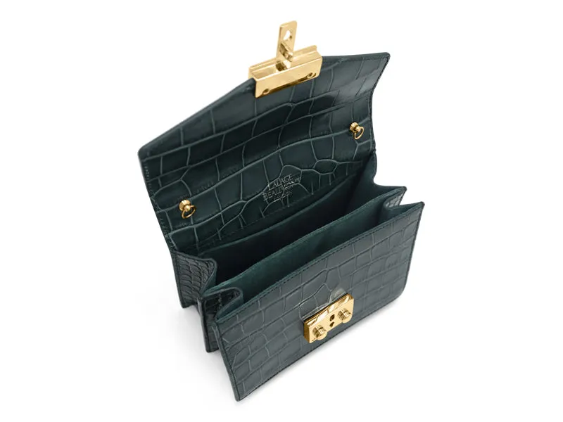 Coppelia - Small Orinoco Shoulder Bag - Dark Green