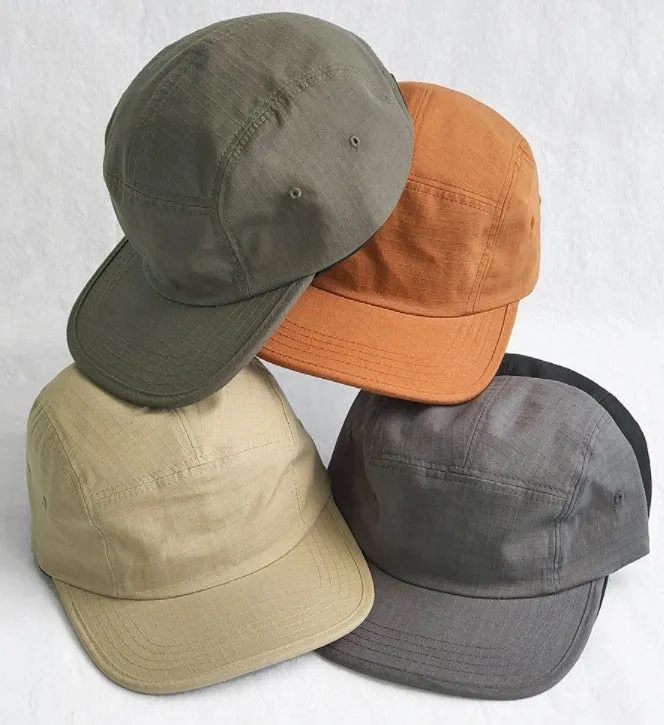 Cotton Flat Bill Cap Lightweight 5 Panel Camp Hat MU21349