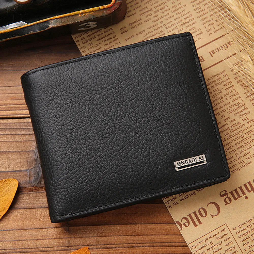 Designer Luxury Brand Small Short Genuine Leather Men Wallet Male Coin Purse Bag Cuzdan Vallet Card Money Perse Walet Portomonee