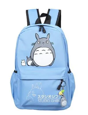 Drop shipping Totoro Backpack 3D printing travel softback women mochila School space backpack notebook girls backpacks 2017 new