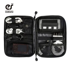 ECOSUSI Waterproof Travel Wire Bag Electronic Hard Drive SD Card USB Data Digital Cable Bag