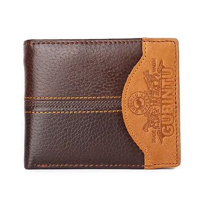 Famous Luxury Brand Genuine Leather Men Wallets Coin Pocket Zipper Men's Leather Wallet with Coin Purse portfolio cartera ZC8042