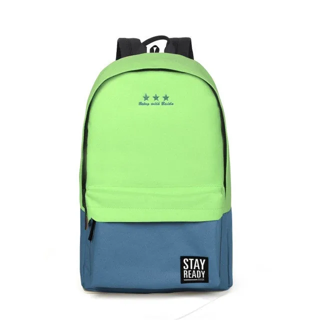 Fashion School Backpack Women Children Schoolbag Back Pack Leisure Korean Ladies Knapsack Laptop Travel Bags for Teenage Girls