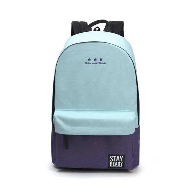 Fashion School Backpack Women Children Schoolbag Back Pack Leisure Korean Ladies Knapsack Laptop Travel Bags for Teenage Girls