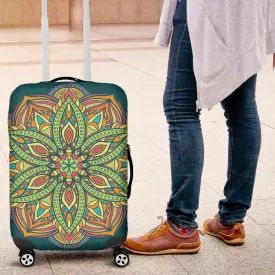 Flower Mandala Luggage Cover