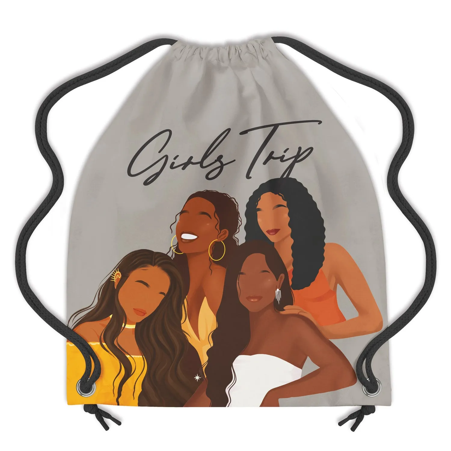 Girls Trip Drawstring Bagpack