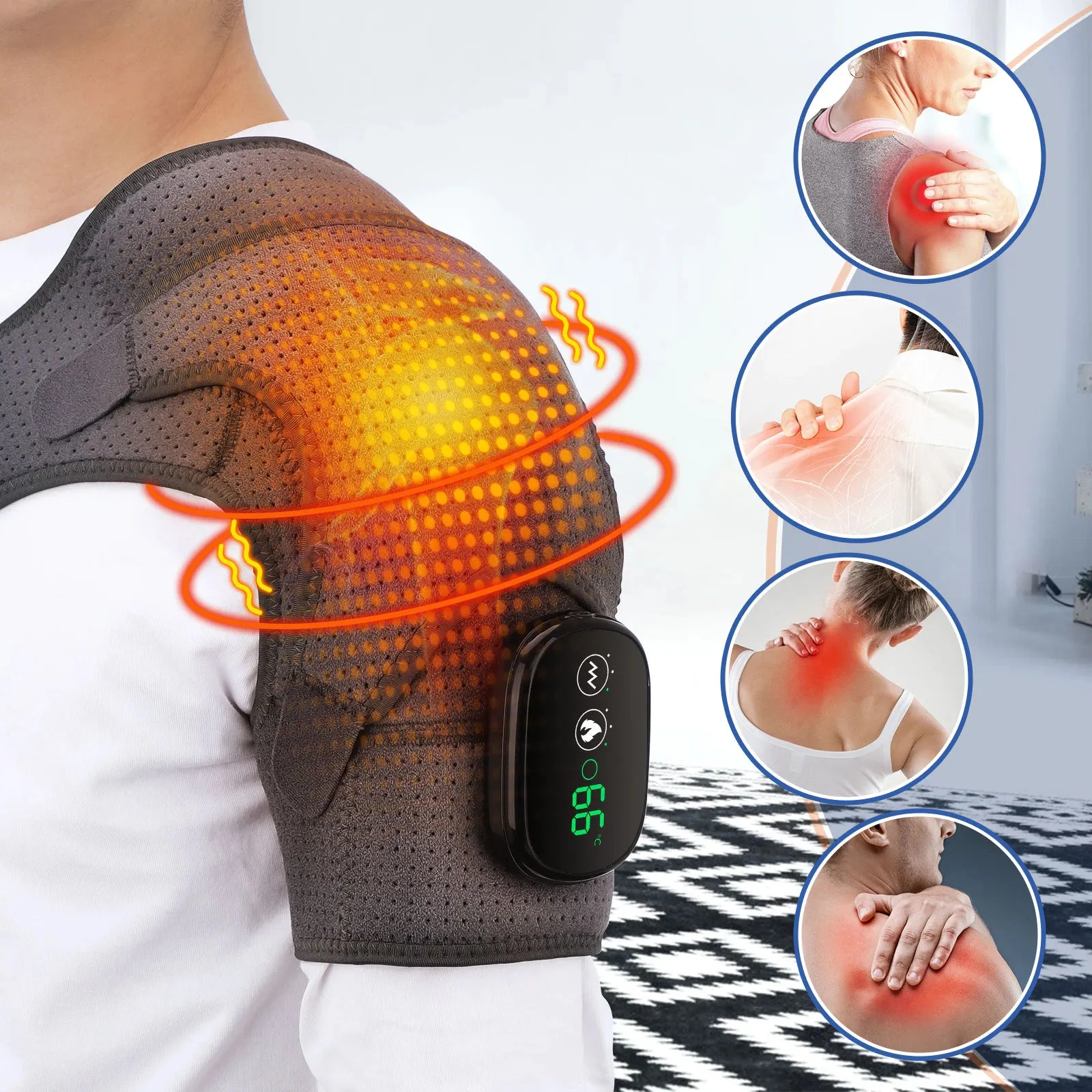 Heated Shoulder Brace | Ortho Joint Relief