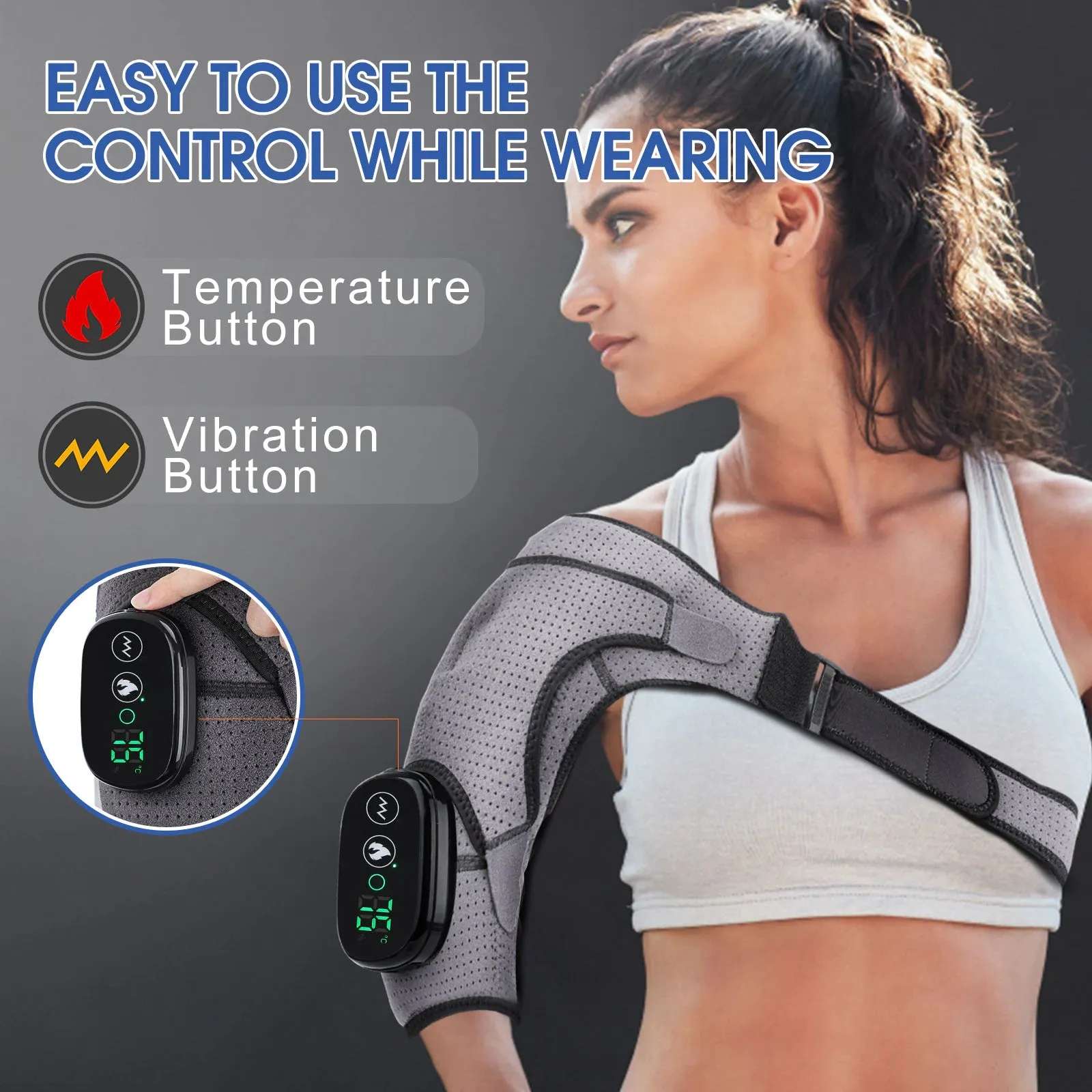 Heated Shoulder Brace | Ortho Joint Relief