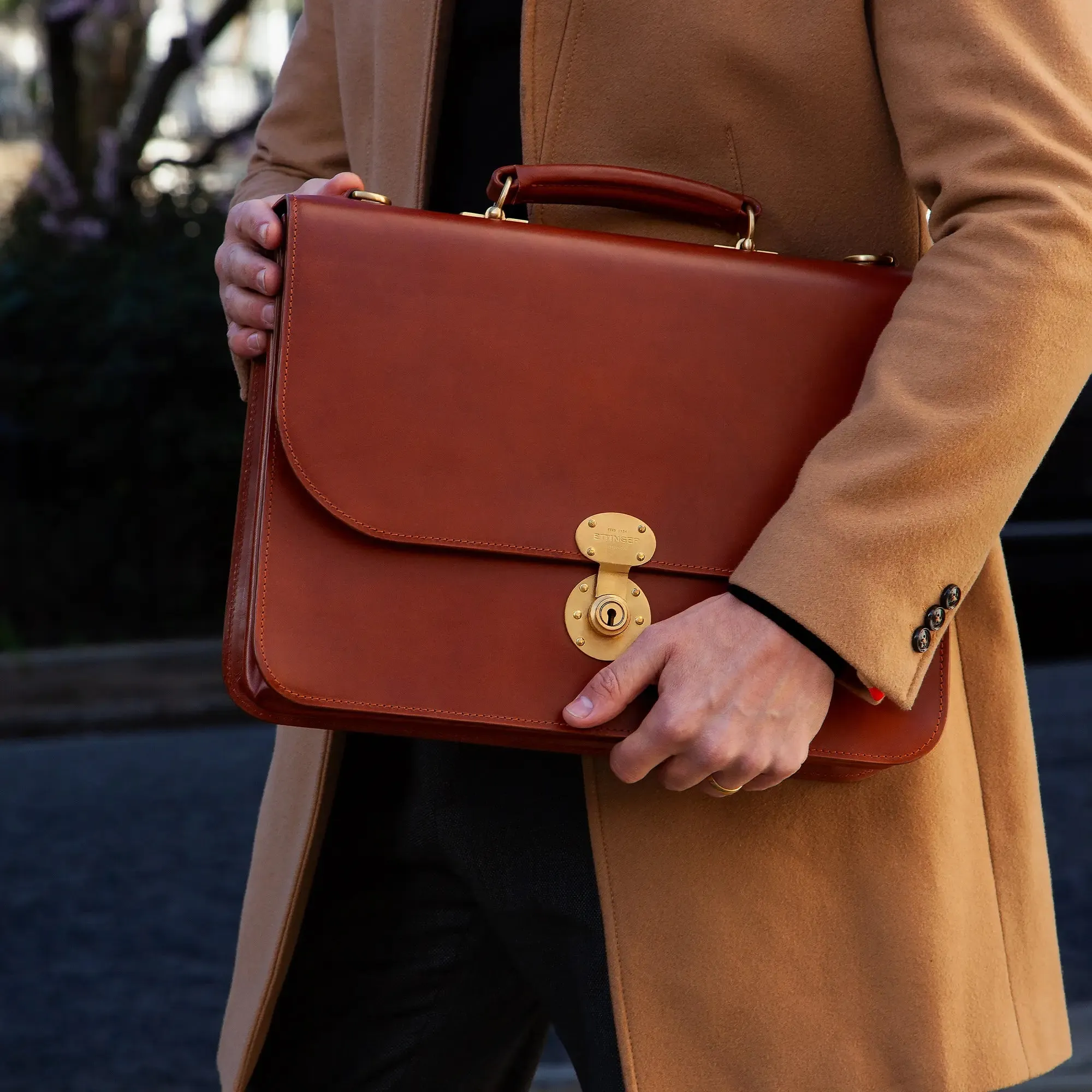 Heritage Westminster Flap-Over Briefcase