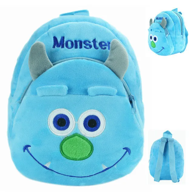 High Quality Children School Bag Plush Cartoon Toy Baby Backpack Boy Gril School Bags Gift For Kids Backpacks mochila escolar