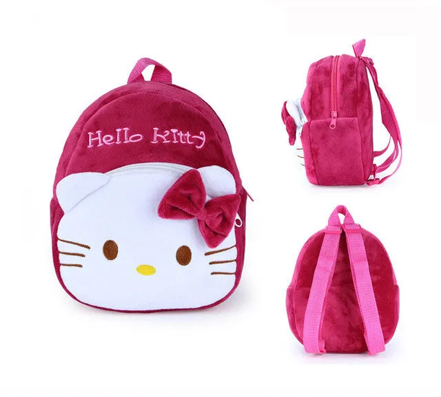 High Quality Children School Bag Plush Cartoon Toy Baby Backpack Boy Gril School Bags Gift For Kids Backpacks mochila escolar