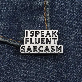 Hilarious Sarcastic Brooch for Men  Ideal for Adorning Accessories